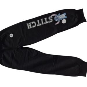 JOGGER DE STITCH NEGRO