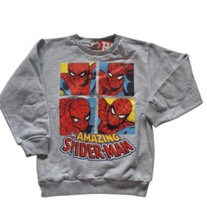 BUZO SPIDERMAN GRIS