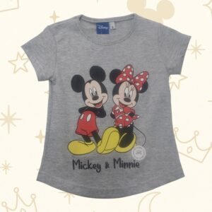 REMERA INFANTIL DISNEY PARA NENAS – MINNIE & MICKEY