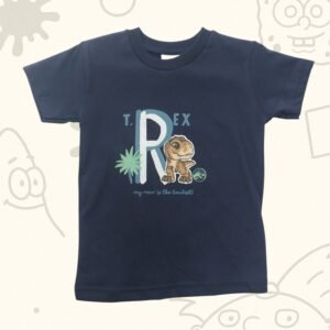 REMERA INFANTIL AZUL OSCURO – T-REX AVENTURERO