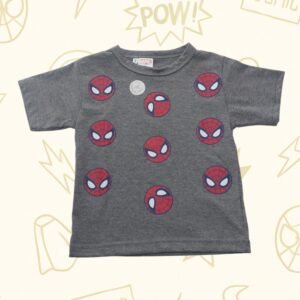 REMERA INFANTIL GRIS – SPIDEY SMILES