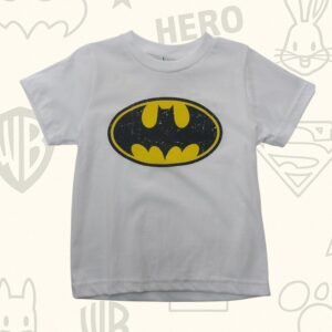 REMERA INFANTIL BLANCA – BATMAN ICONO