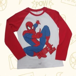 REMERA INFANTIL MANGA LARGA – SPIDERMAN EN ACCIÓN