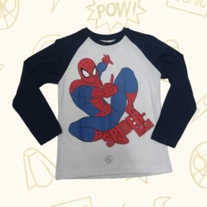 REMERA INFANTIL MANGA LARGA – SPIDERMAN EN ACCIÓN