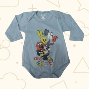 BODY CELESTE PARA BEBÉS – LOONEY TUNES EN EL FONDO
