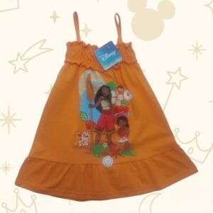 VESTIDO DE TIRITAS NARANJA – MOANA