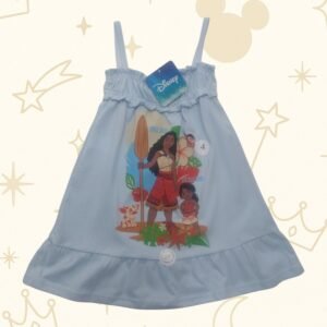 VESTIDO DE TIRITAS CELESTE – MOANA
