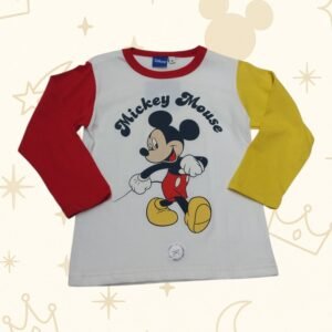REMERA MANGA LARGA BLANCA – MICKEY MULTICOLOR