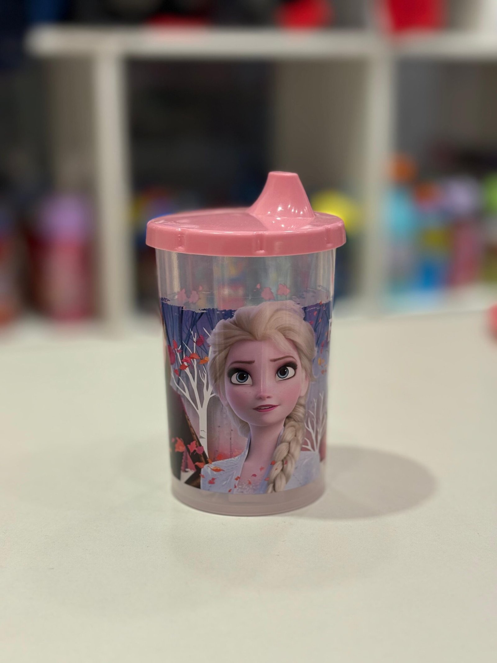 VASO CHICO CON TAPA TOMADERA FROZEN