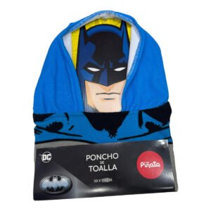 Poncho de Toalla Infantil Batman Piñata – 50x120 cm