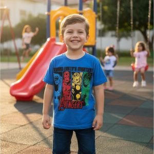 Remera Infantil Avengers Marvel Niño | 100% Algodón