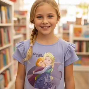Remera Infantil Frozen Disney Niña | 100% Algodón