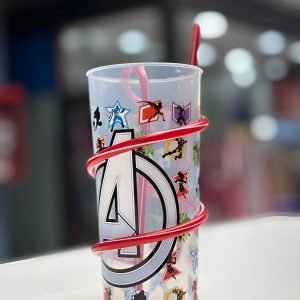 Vaso Infantil Avengers Con Sorbete