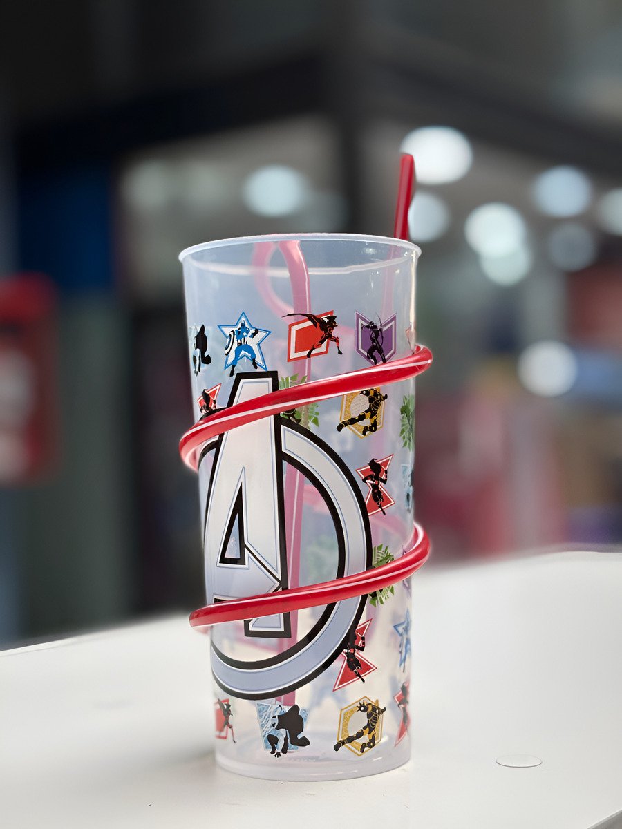 Vaso Infantil Avengers Con Sorbete