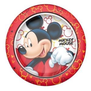 Plato De Infantil Mickey-plato Playo De Plástico