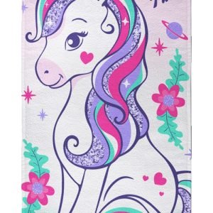 Toallon 70x130 Piñata Unis Dream Color Violeta Unicornio