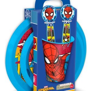 Stor 5 Pcs Set En Caja De Spiderman Volador De Median