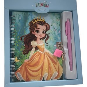 Set Diario Infantil Con Candado Y BolÃgrafo Princesas